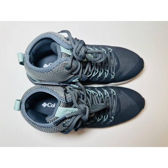 COLUMBIA Trailstorm Mid Waterproof Graphite Green Outdoor Shoe Women's 10.5 NEW - Picture 6 of 10